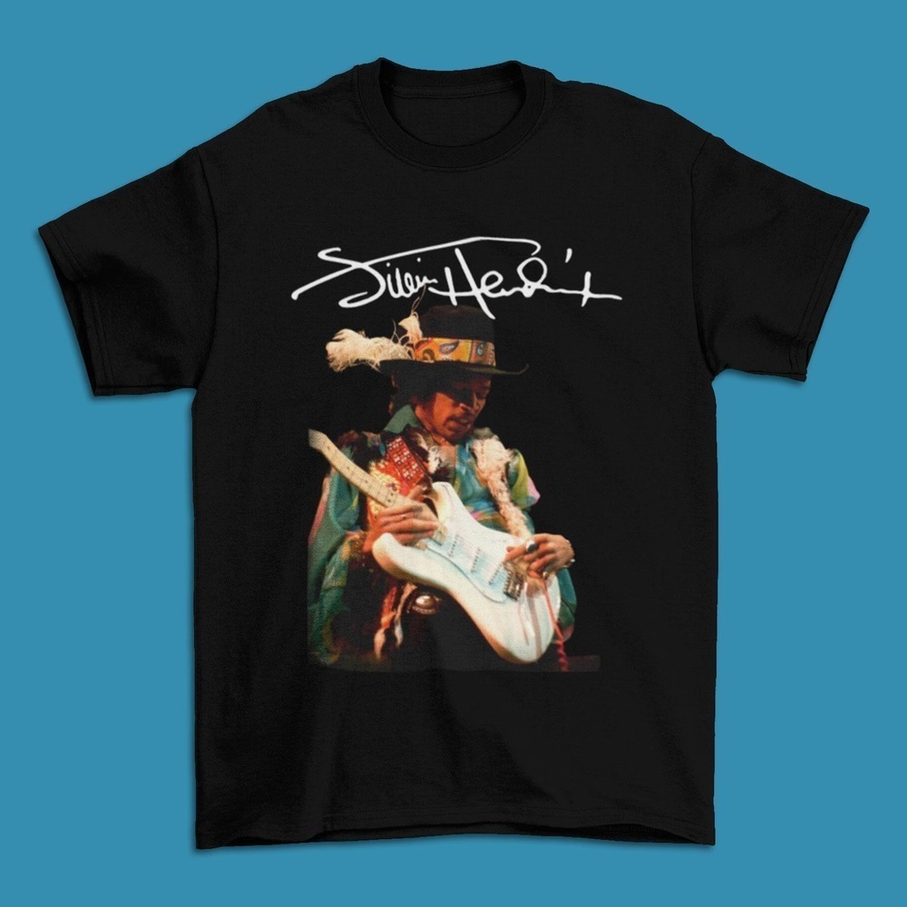 Retro Legends Never Die Jimi Hendrix Music Fan Unisex Graphic T-Shirt